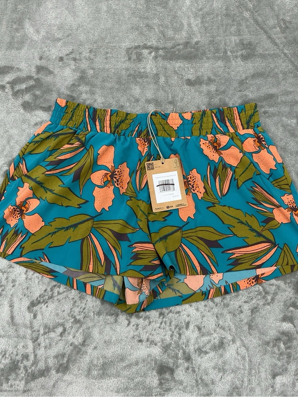 Toad & Co Sun-kissed Pull On Short-Curaçao Aloha Print Shorts Women’s Medium